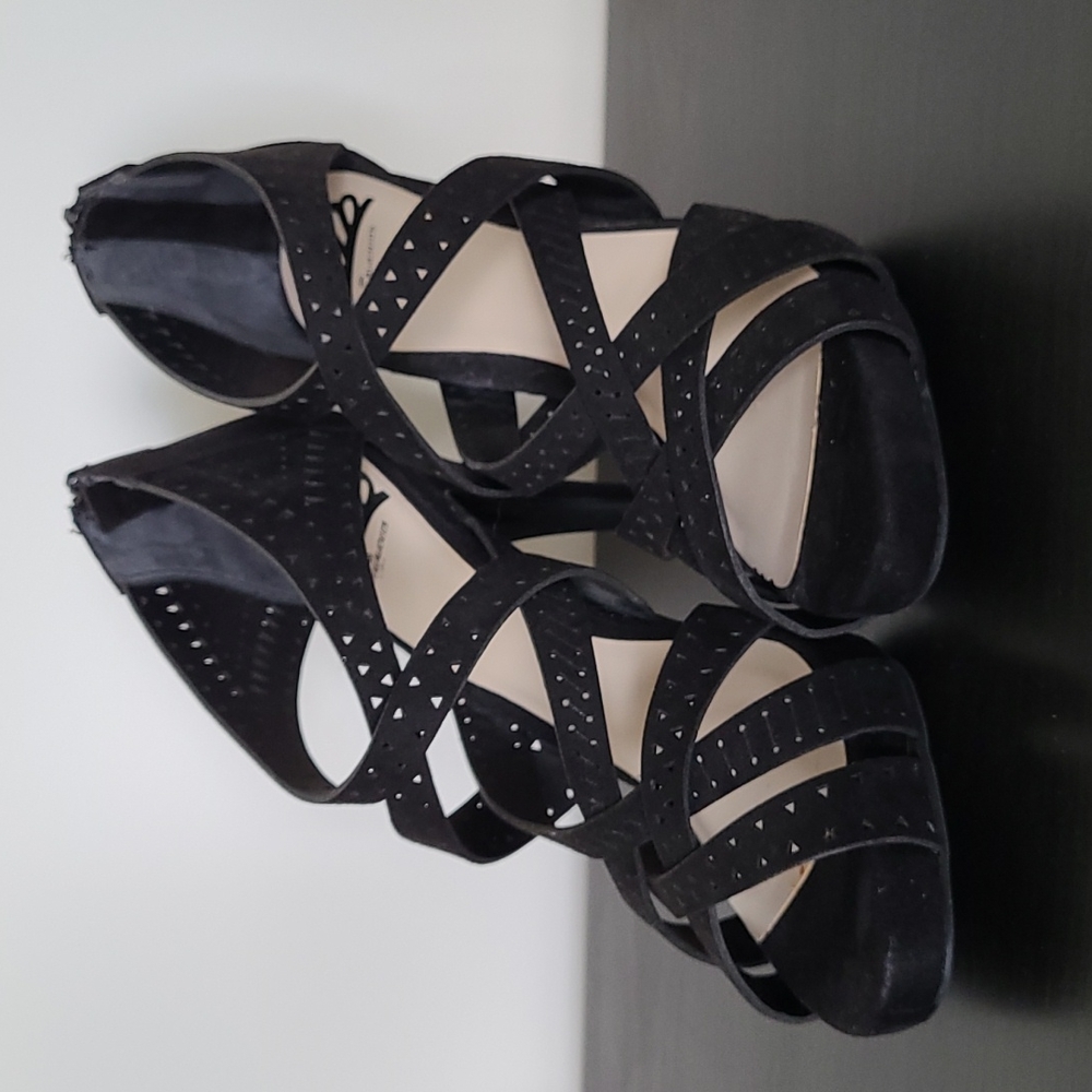 Fergalicious Hillcrest platform - black - sz. 7.5